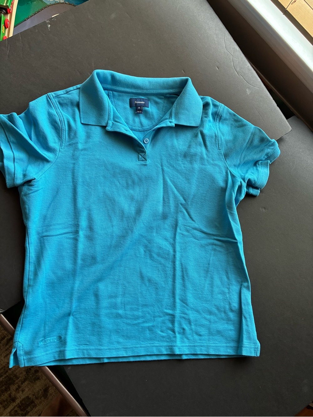 Faconnable Teal Short-Sleeve Polo